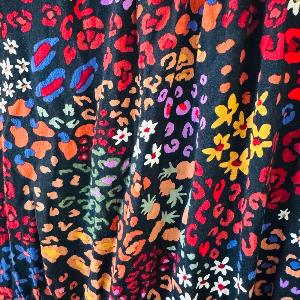 Farm Rio Wild Flower Puff Sleeve Dress - Picture 8 of 12